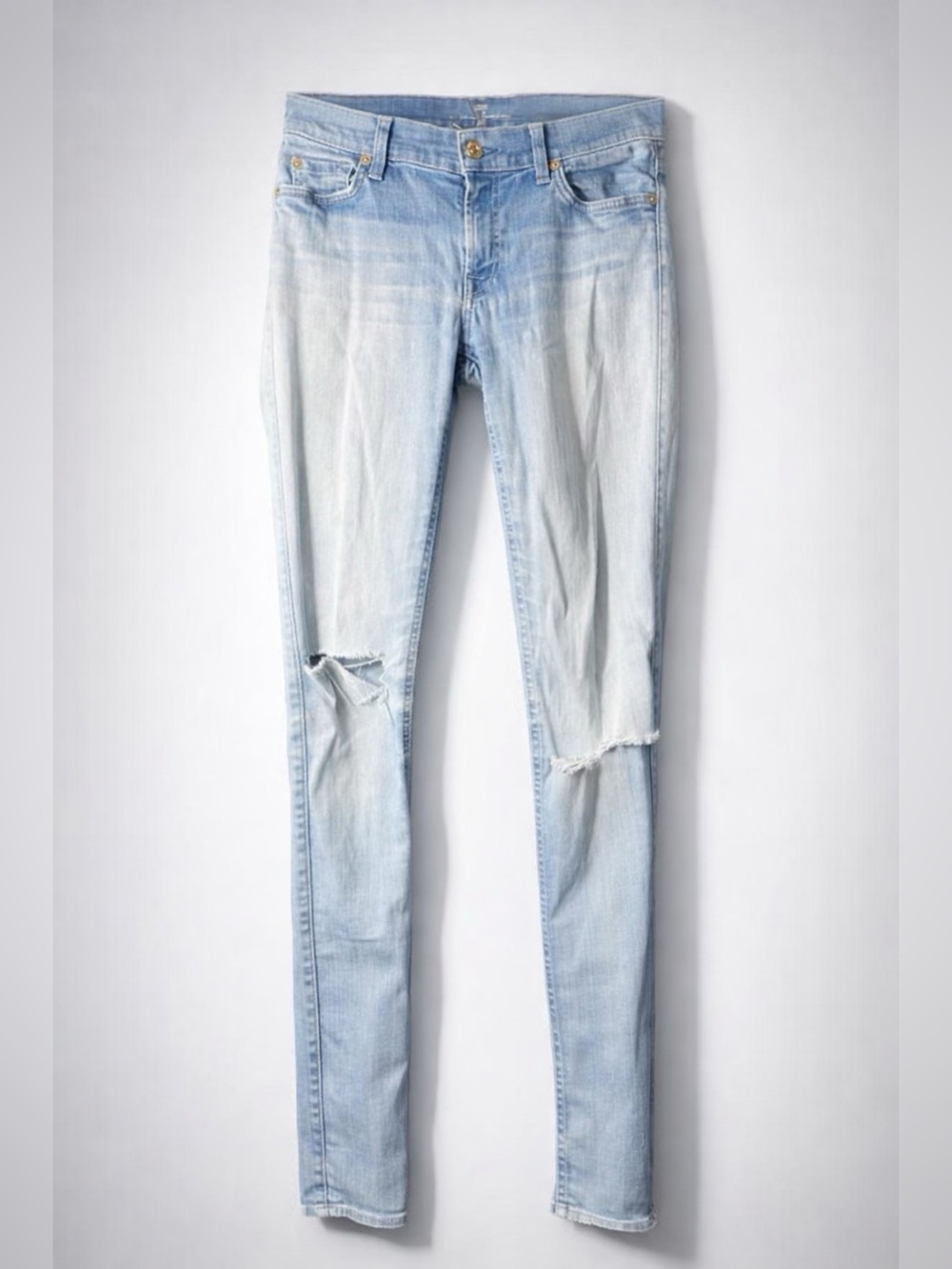7 For All Man Kind brand - Blue Jeans - Skinny Leg - Women’s 29